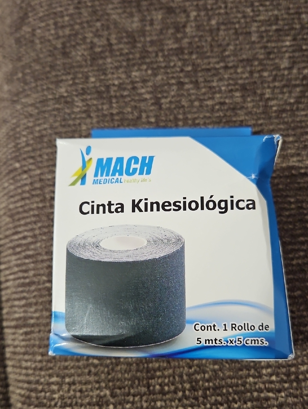 ❤️ NIB MACH Medical Cinta Kinesiológica  Tape Black. NEW